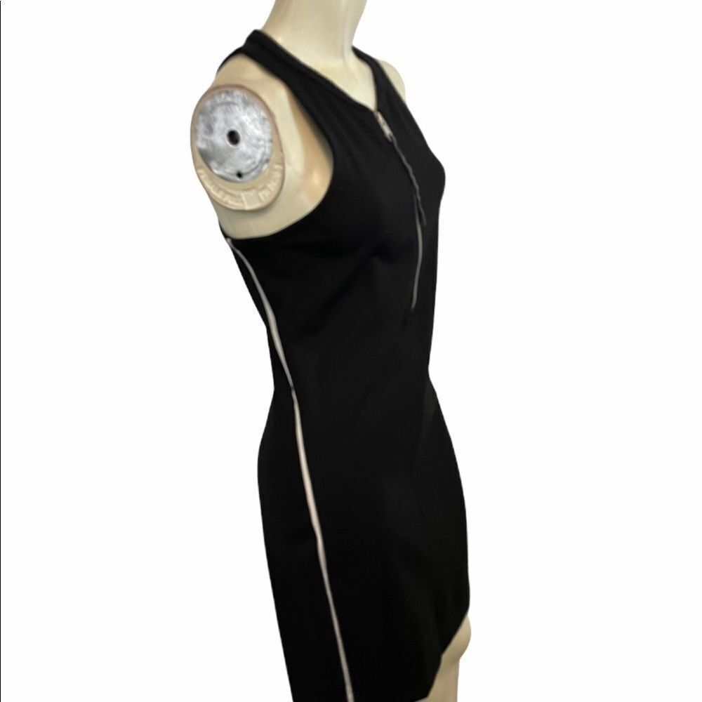 Rag & Bone Jada Zip front Dress Black Small 4 - Picture 6 of 6